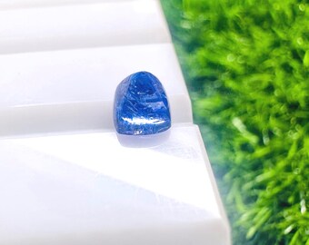 Naturlig blå tanzanit sockerlimpa Cabochon (1,50 Ct, 5,3x5,3x5,2 mm)