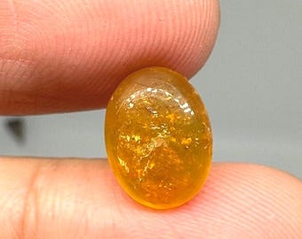 AAA Quality Tourmaline Cabochon, 4.00 Carat Loose Gemstone  Tourmaline Cabochon, Tourmaline Yellow Color Cabochon, 11.80x9x4.80mm