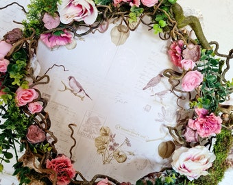 Flower wreath wreath door wreath