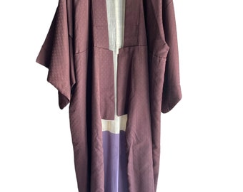 Veste kimono en soie vintage japonaise