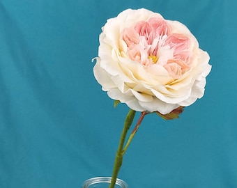 Handmade David Austin Crepe Paper flowers