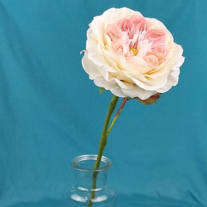 Fiori di carta crespa fatti a mano David Austin