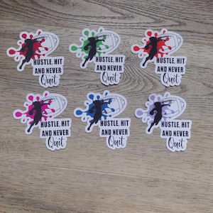 Flag football girl  sticker , vinyl sticker, support girl in football , support athlete females