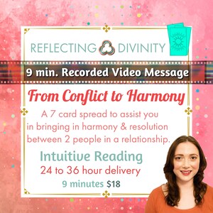 Problemas de relación Lectura de tarot psíquico intuitivo, formato de vídeo, guía del espíritu: relación romántica, pareja, amigo, problemas familiares
