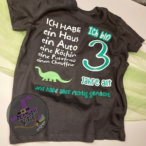 Plotterdatei Geburtstagsshirt für Kids von 2 bis 6 Jahren für Jungen und Mädchen, (SVG, DXF (Silhouette Studio) und PNG)