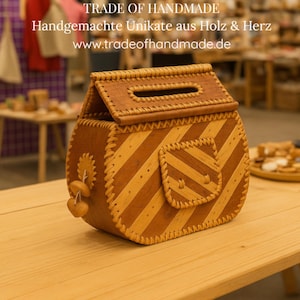 Handmade Birch Bark Box – Rustic Folk Art Storage Basket for Natural Decor, Gifts, or Eco-Friendly Cabin & Cottage Home Style
