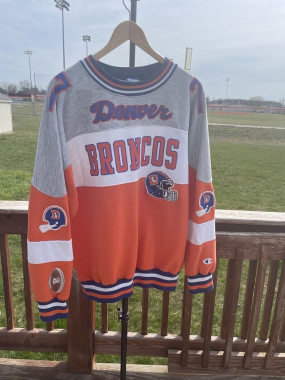 Vintage Denver Broncos John Elway Champion Sweatsh