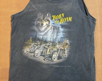 Vintage 80s Harley Davidson Born in the USA Motorcycle Tee - Etsy