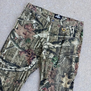 Mossy Oak Mens 38x32 Camo Pants Break Up Infinity Cotton Jeans Hunting Outdoors image 1