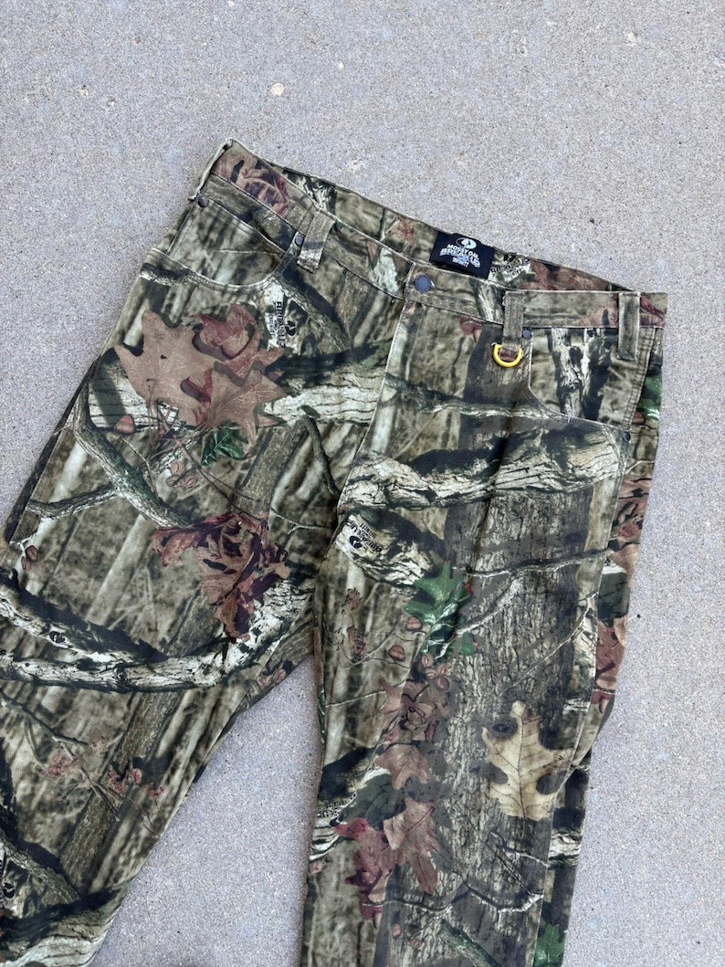Mossy Oak Mens 38x32 Camo Pants Break Up Infinity Cotton Jeans Hunting Outdoors image 1