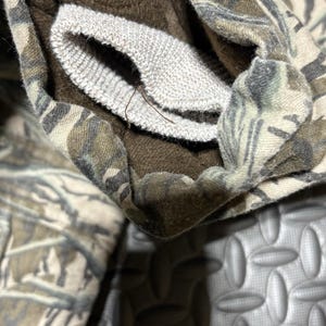 ヴィンテージ Mossy Oak ハンティング用断熱カバーオール メンズ XL カモフラージュ柄 80年代 90年代 アメリカ製 画像 5