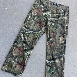Mossy Oak Mens 38x32 Camo Pants Break Up Infinity Cotton Jeans Hunting Outdoors image 2