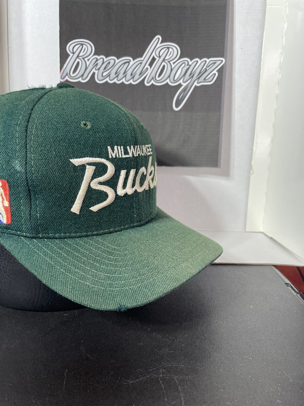 90s Milwaukee Bucks Sports Specialties Snapback Single Ln Script