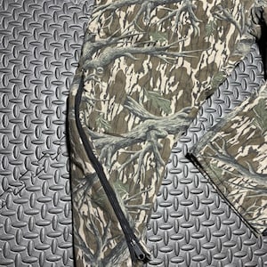 ヴィンテージ Mossy Oak ハンティング用断熱カバーオール メンズ XL カモフラージュ柄 80年代 90年代 アメリカ製 画像 4