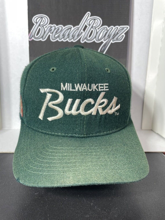 90s Milwaukee Bucks Sports Specialties Snapback Single Ln Script