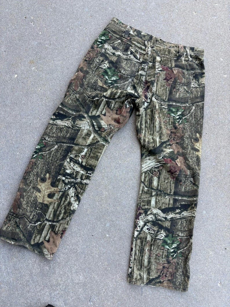 Mossy Oak Mens 38x32 Camo Pants Break Up Infinity Cotton Jeans Hunting Outdoors image 4