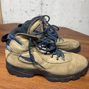 Vintage Nike ACG Hiking Shoes Mens 8 Gray Black Beige Outdoor Lace Up Vintage Nike ACG Hiking Shoes Mens 8 Gray Black Beige  main image 3