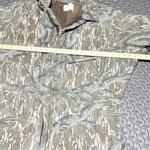 ヴィンテージ Mossy Oak ハンティング用断熱カバーオール メンズ XL カモフラージュ柄 80年代 90年代 アメリカ製 画像 10