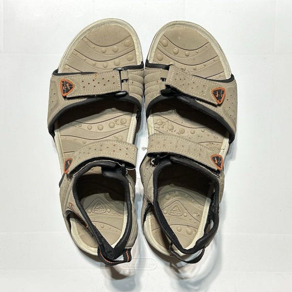 靴 Nike ACG free lift sandal NIKE Size 10 Grey Black Marbled TPU Split Toe ACG Free Rift