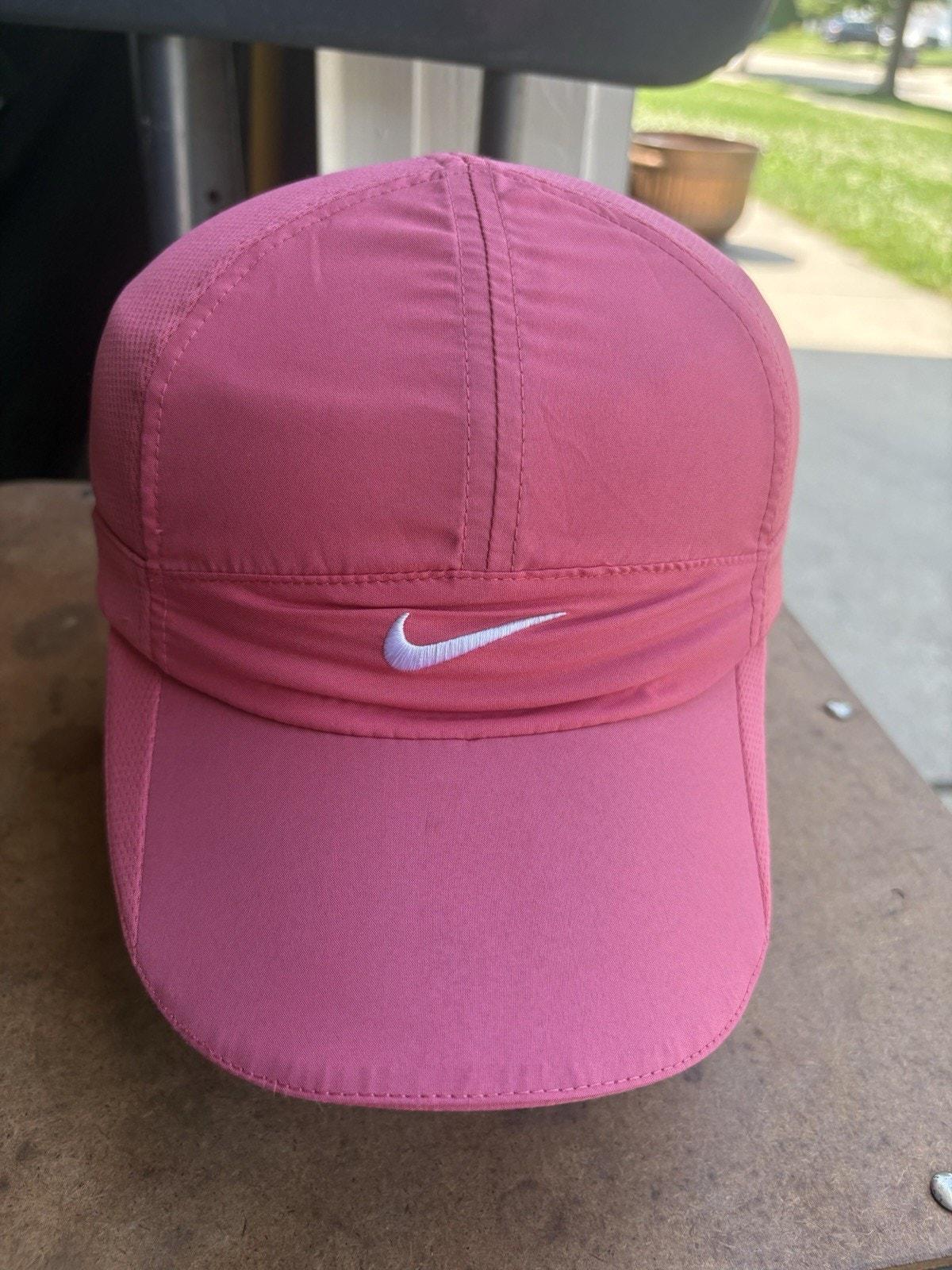 帽子 90s NIKE onbre check pattern hat 90's Nike 18 Classic Swoosh Check Logo Velcro-Back | Depop