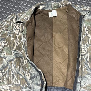 ヴィンテージ Mossy Oak ハンティング用断熱カバーオール メンズ XL カモフラージュ柄 80年代 90年代 アメリカ製 画像 9
