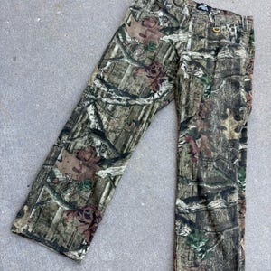 Mossy Oak Mens 38x32 Camo Pants Break Up Infinity Cotton Jeans Hunting Outdoors image 3