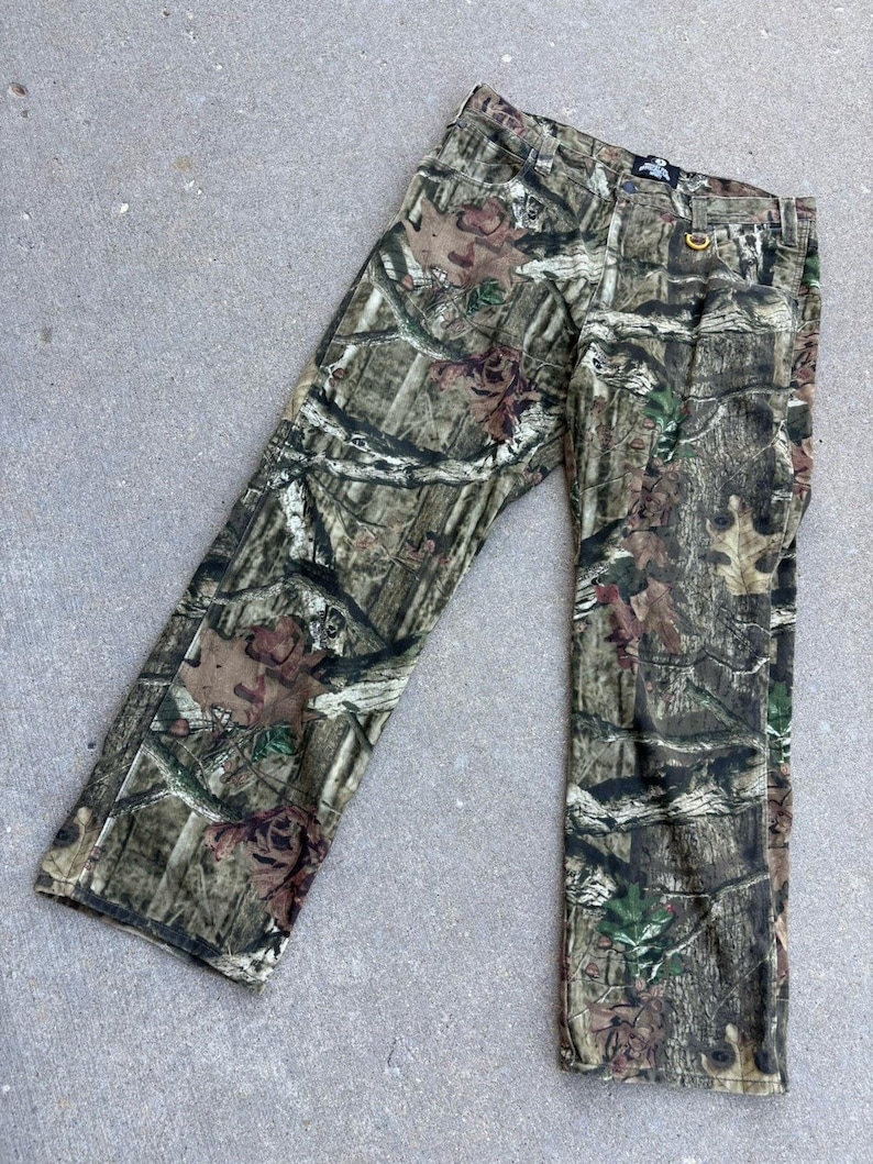 Mossy Oak Mens 38x32 Camo Pants Break Up Infinity Cotton Jeans Hunting Outdoors image 3