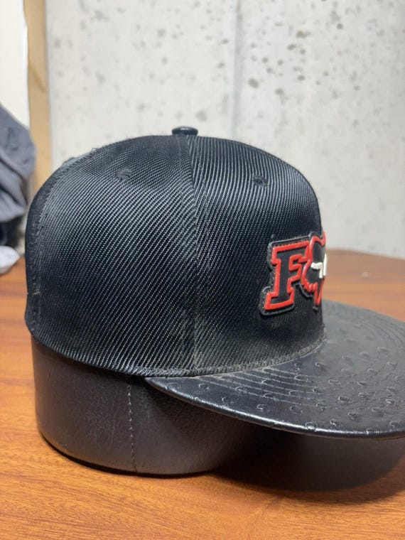 Vintage 90s Fox Racing Hat Motocross Snapback Y2K Moto Material