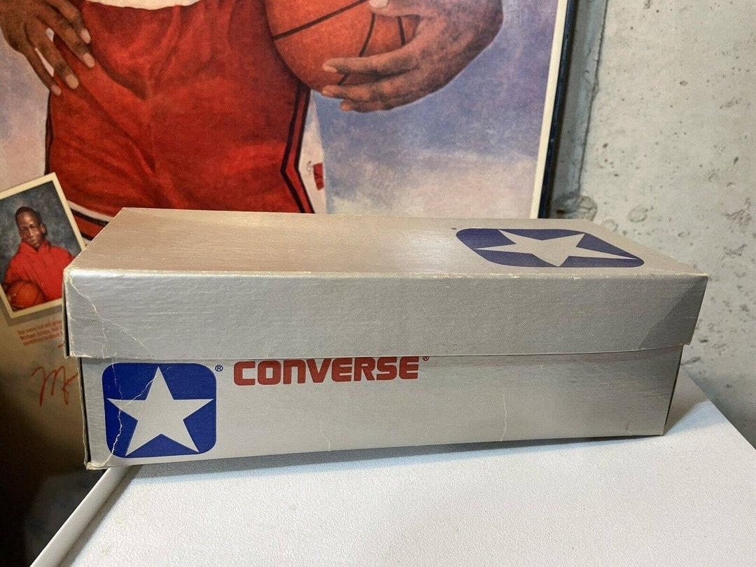 1980s Converse Shoe BOX Original Box All Star Basketball Shoe Etsy