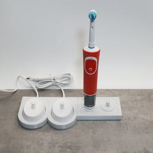 Oral b Zahnbürstenhalter | kompatibles Zubehör mit Aufnahme für 2 Ladestationen