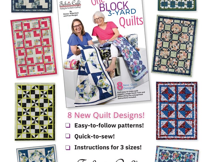 Town Square Fabric Cafe Donna Robertson Quilt Book Quilt Pattern Make