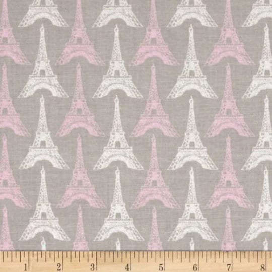 Pepe in Paris Tower Gray by Riley Blake Designs 1/2 Yard 100% | Etsy