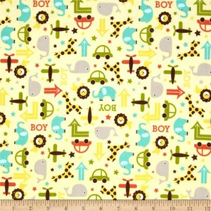 Oh Boy! Riley Blake Designs のフランネル メイン イエロー 1/2 ヤード 100% デザイナー コットン ファブリック Lori Whitlock の F3300-YELLOW