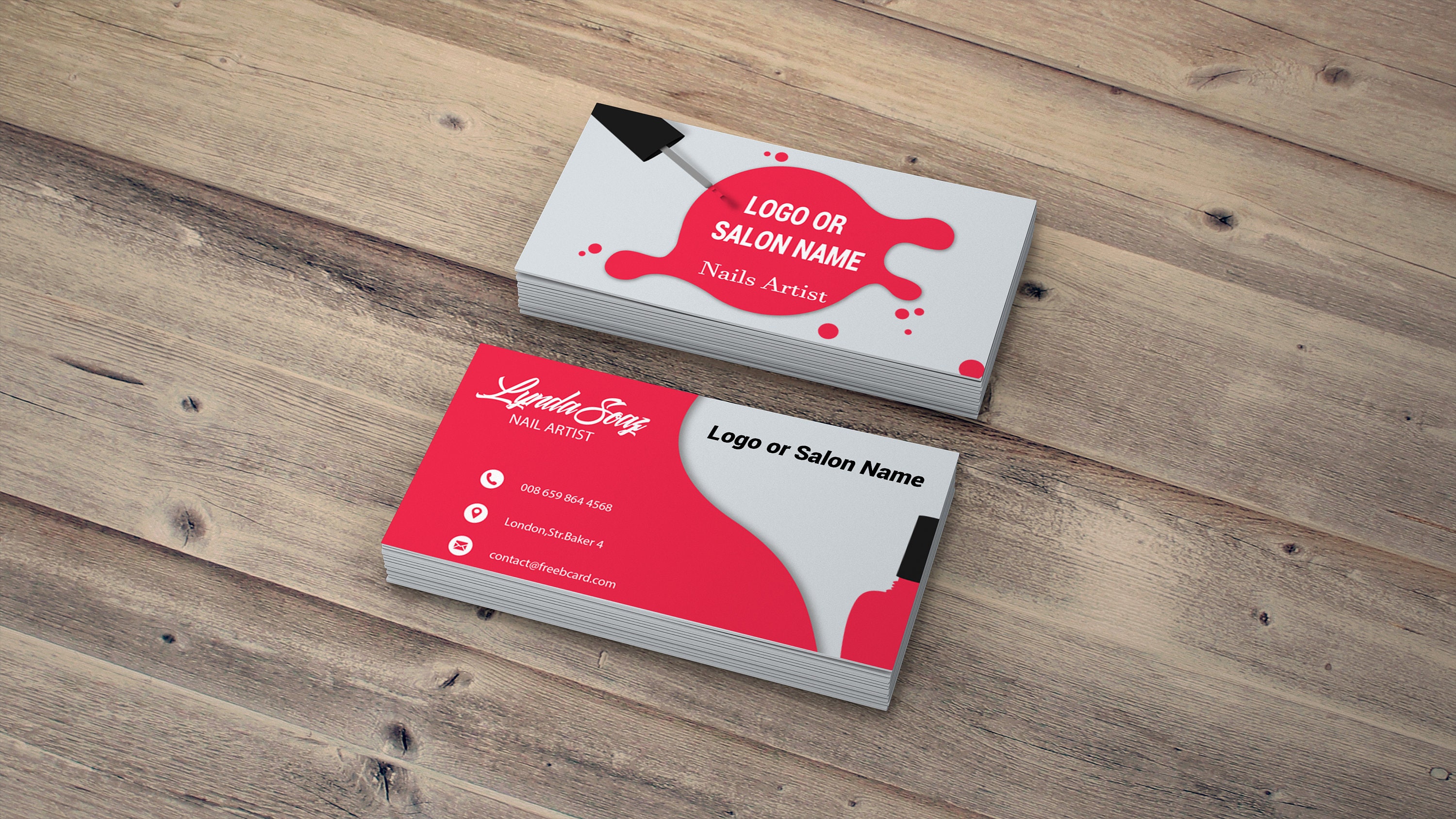 Business Card Nail Salon Only Design Etsy