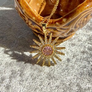 Sun neklace, Stainless Steel ,Sun Pendat , Celestial Zodiac Necklace, Sun Neklace , Sun Charms,Sun  Neklace , Gift for Her