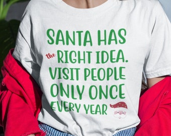 Roligt jultomtecitat SVG, julhumordesign (PNG, SVG)