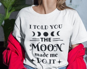 Jag sa ju att månen fick mig att göra det SVG | PNG (digital nedladdning)