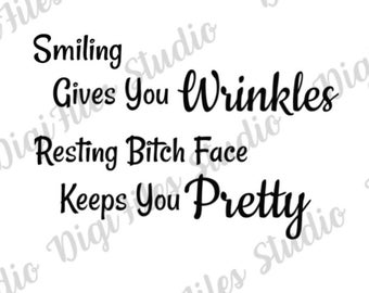 RBF Roligt citat PNG, rynkorbild (digital nedladdning)