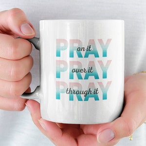 Pray on it svg, Pray over it svg, Power in prayer, Christian svg, and png instant download, Bible Verse SVG for Cricut, Silhouette