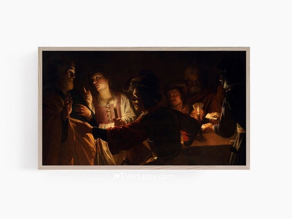 Frame TV Art Catholic Holy Week tv Screensaver Christian Samsung Frame TV Art Lent Saint Peter TV art Good Friday Holy Thursday Screensaver