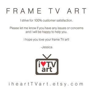 Może przedstawiać: Ilustracja w kolorze brązowym i białym przedstawiająca telewizor z czerwonym sercem i tekstem "iTV art". Tekst "iheartTVart.etsy.com" znajduje się pod ilustracją.