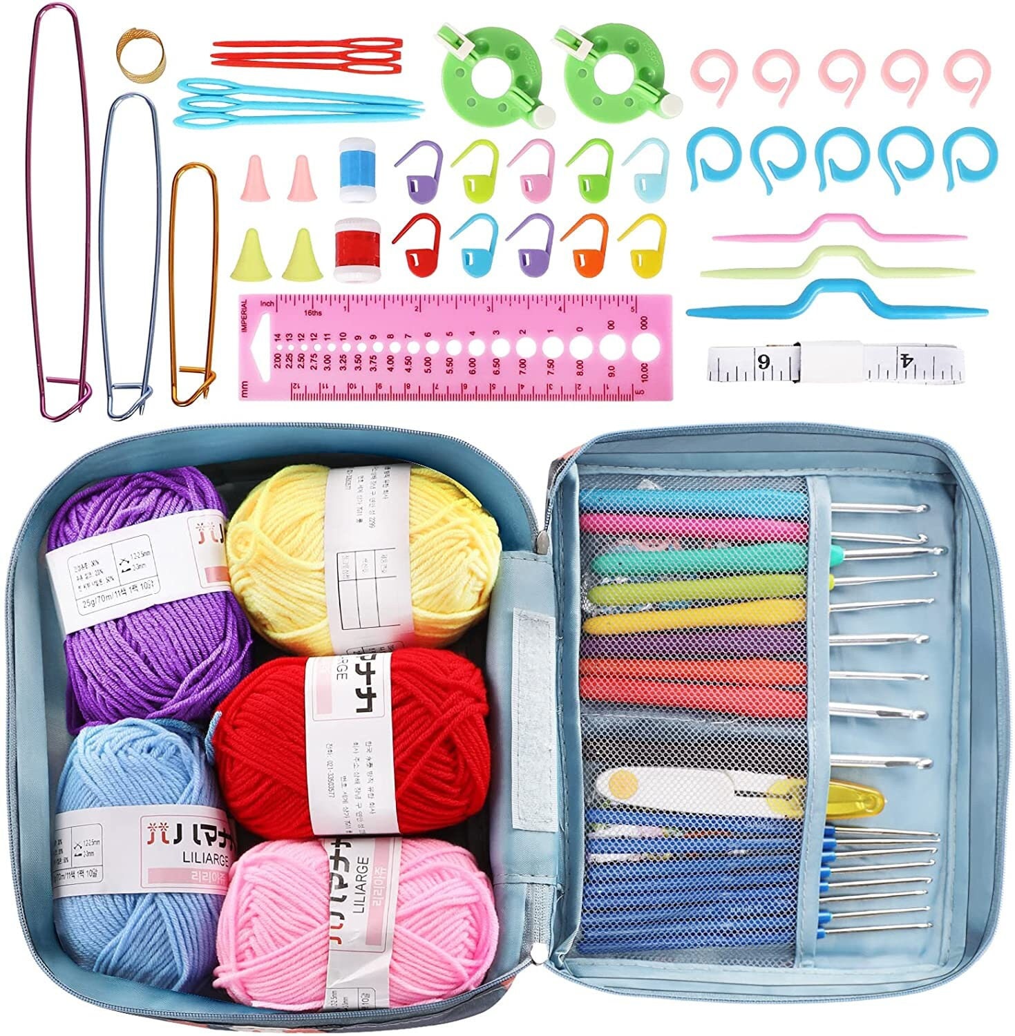 DIY Crochet Kit With Complete Accessories and Tools for All Etsy UK