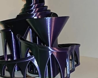 Cyclone Marble Run: Kinetic STEM Desk Toy - Motorized or Manual