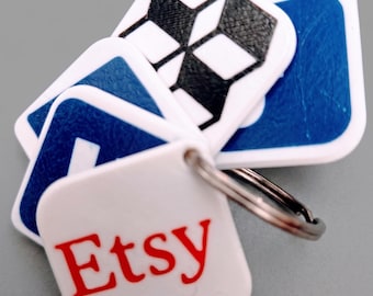 Slimme NFC/RFID-sleutelhanger voor sociale media: aangepaste kleuren en logo's beschikbaar - programmeerbaar