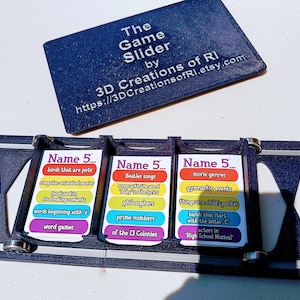 The Game Slider • un accesorio mejorado para la noche de juegos • mejor que un planeador, consigue un deslizador
