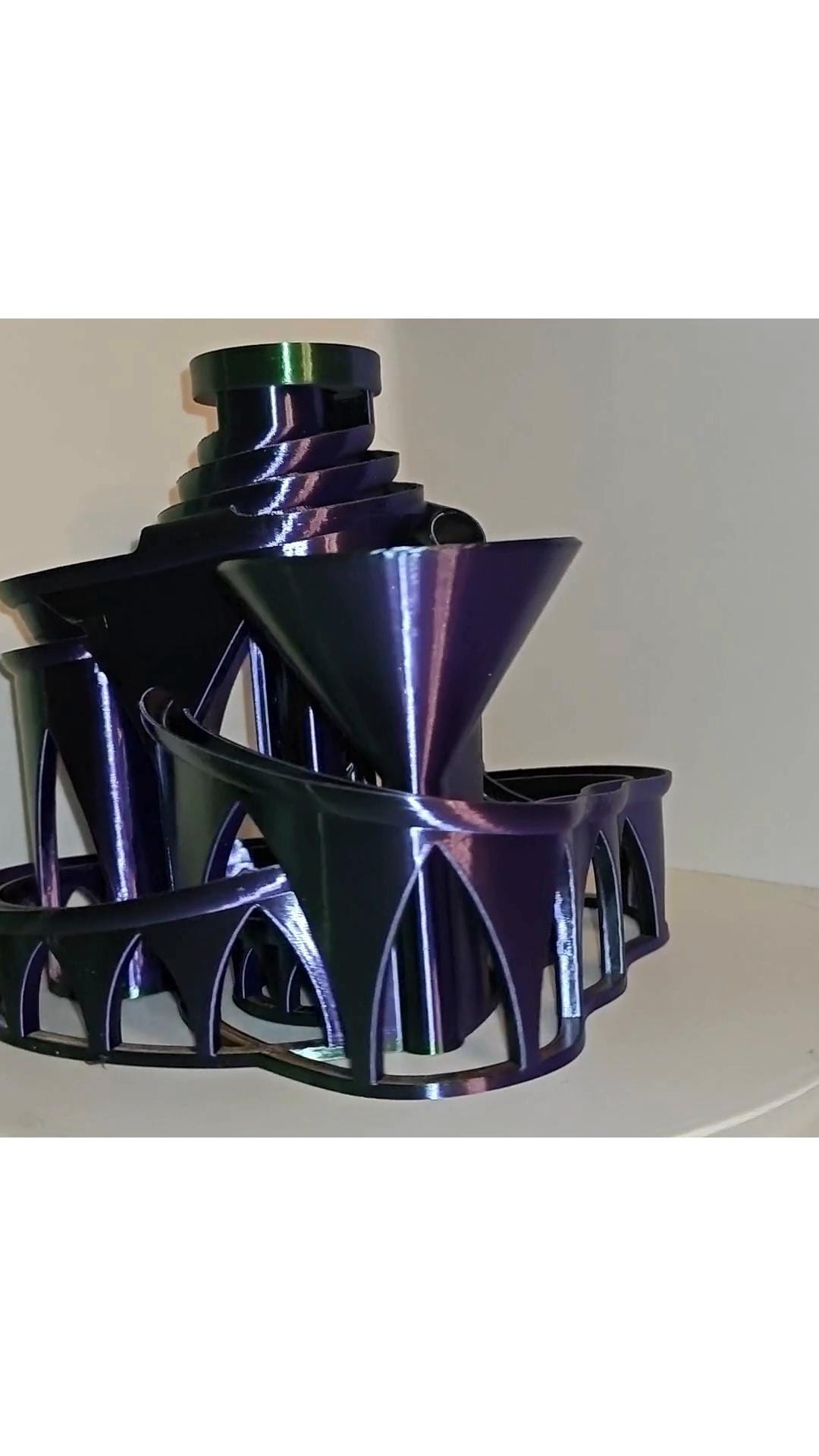 Cyclone Marble Run: Kinetic STEM Desk Toy - Motorized or Manual product image