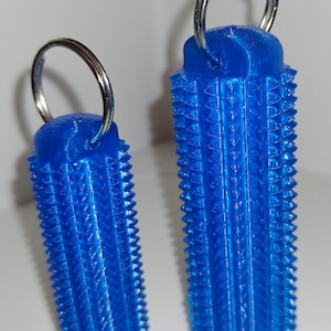 Spiky Grip Sensory Tool • Flexible TPU Fidget for Stimming & Anxiety Relief • Keychain Stim Device for ADHD, Autism, BFRBs and More