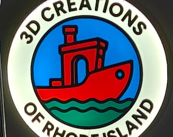 Custom LED Lightbox Sign – Personalized USB Backlit Display - Home, Man Cave, Dorm Rooms, Retail Stores, and Coffee Shops