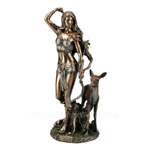 Diana Artemis of Versailles Figurine Greek Roman Mythology Goddess of Hunting and Wilderness 25 cm