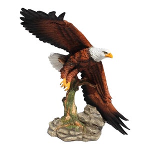 Flying Eagle Sculpture Statue Home Decor